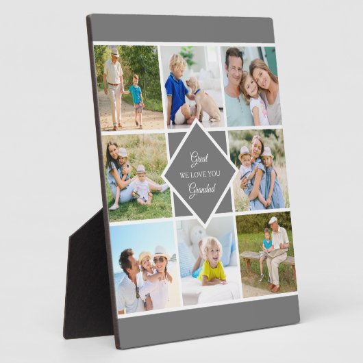 私たち素晴らしは8写真コラージュのプラークを愛する フォトプラーク (側面)