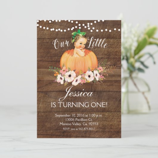 私たち素朴のカボチャは1つの招待状を回している 招待状 (スタンド正面)