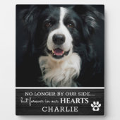 私たち素朴のハートで永遠にペット |写真保存 フォトプラーク (正面)