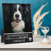 私たち素朴のハートで永遠にペット |写真保存 フォトプラーク (側面)