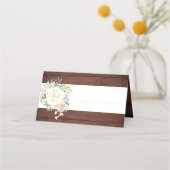 私たち素朴はまだフローラ記念日の誓いの更新を行う プレイスカード (正面)