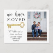 私たち素朴は鍵写真の動きの発表を移動した 案内ポストカード (正面)