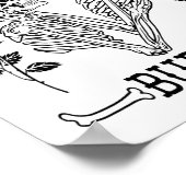 私たち結婚したは埋められた新郎新婦ハロウィーン私たち ポスター (角)