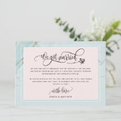 私たち結婚しました ウェディング / ふたりの結婚発表 招待状 (スタンド正面)