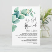 私たち結婚しました ユーカリの披露宴 招待状 (スタンド正面)