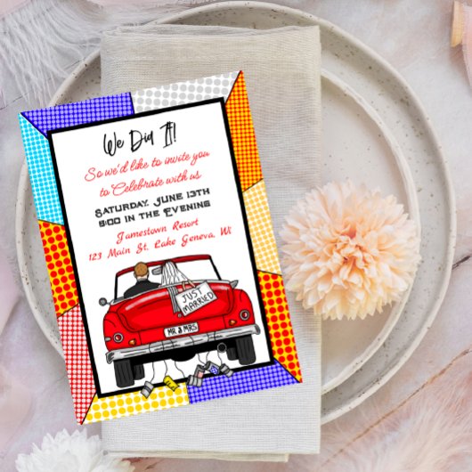 私たち結婚しました | 私たちだけで結婚式を挙げました | 結婚のお知らせ 案内状