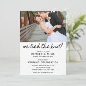 私たち結婚しました 結婚披露宴 招待状 (スタンド正面)