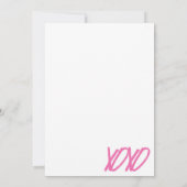 私たち結婚します！ 招待状 (裏面)