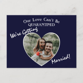 私たち結婚します　規模縮小ウェディング 案内ポストカード