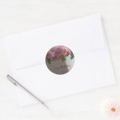 私たち結婚のケーキ結婚ステッカー ラウンドシール (封筒)