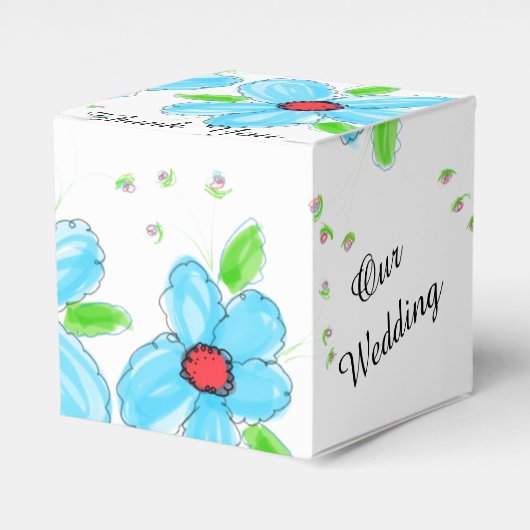 私たち結婚のゲストの好意ボックス フェイバーボックス (正面サイド)