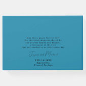 私たち結婚のゲストブックAnemone Dreamscape結婚の ゲストブック (裏面)