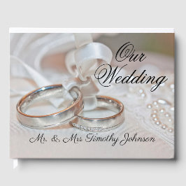 私たち結婚のリングや輪枕 ゲストブック
