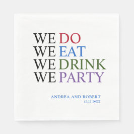 私たち結婚は スタンダードランチョンナプキン