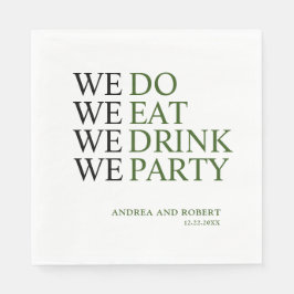 私たち結婚は スタンダードランチョンナプキン