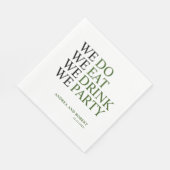 私たち結婚は スタンダードランチョンナプキン (角)