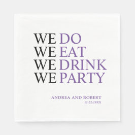 私たち結婚は スタンダードランチョンナプキン