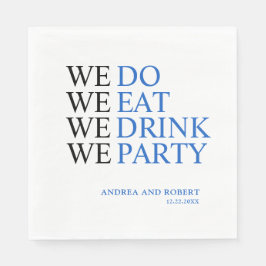 私たち結婚は スタンダードランチョンナプキン