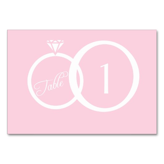 私たち結婚は テーブルナンバー (正面)