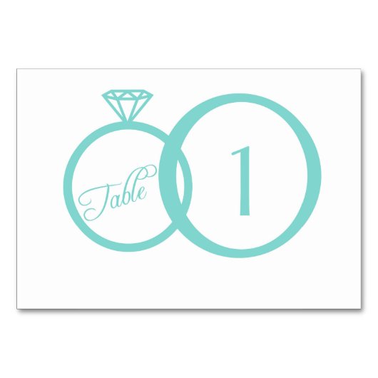 私たち結婚は テーブルナンバー (正面)