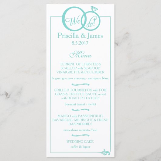 私たち結婚は メニュー (正面)