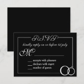 私たち結婚は 出欠カード (正面/裏面)