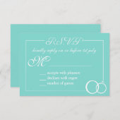 私たち結婚は 出欠カード (正面/裏面)