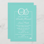 私たち結婚は 招待状 (正面/裏面)