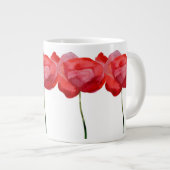 私たち絵を描の英語の田舎から手のケシ ジャンボコーヒーマグカップ (正面右)