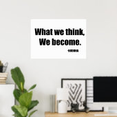 私たち考えがなること ポスター (ホームオフィス)