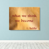 私たち考えが何か キャンバスプリント (インサイチュ (ウッドフロア))