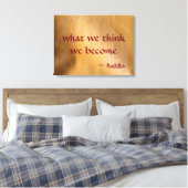 私たち考えが何か キャンバスプリント (インサイチュ (寝室))