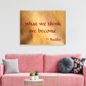 私たち考えが何か キャンバスプリント (インサイチュ (リビング))