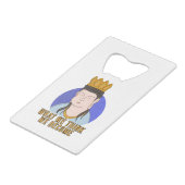 私たち考えが何か クレジットカード栓抜き (正面アングル)