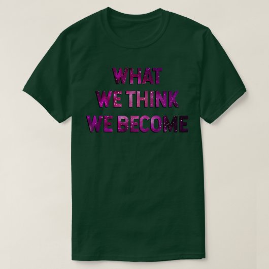 私たち考えが何か Tシャツ (デザイン正面)