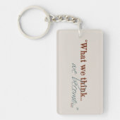 「私たち考えは.....」 キーホルダー (正面)