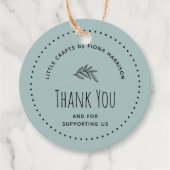 私たち自然をサポートしてくれてありがとう フェイバータグ (正面)