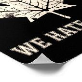 私たち親愛はカナダ彼を嫌い過ぎるアンチトランプ政治P ポスター (角)