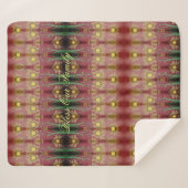 私たち賛美の家族の花の毛布 シェルパブランケット (正面(横))