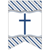 私たち賛美の息子のバナー、ネイビーブルー、グレー バンティングフラッグ (第1の旗)