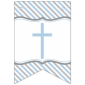 私たち賛美の息子のバナー、赤ん坊の青、灰色 バンティングフラッグ (第1の旗)