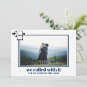 私たち転がはそれを持つ | Covidクリスマスユーモア シーズンカード (スタンド正面)