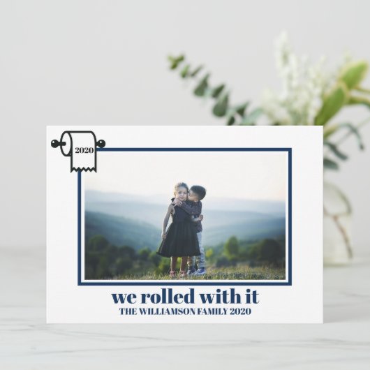 私たち転がはそれを持つ | Covidクリスマスユーモア シーズンカード (スタンド正面)