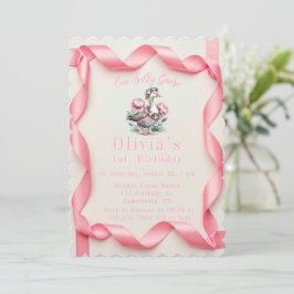 私たち間抜けのガチョウは女の子の誕生会を開く 招待状