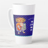 私たち離れの図書館だけ! カフェラテマグ (左アングル)