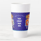 私たち離れの図書館だけ! カフェラテマグ (正面)