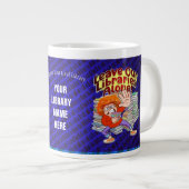 私たち離れの図書館だけ！ ジャンボコーヒーマグカップ (正面右)