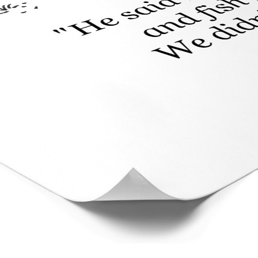 私たち食べは彼のマットポスター ポスター (角)