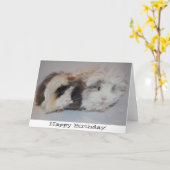 私たち2人の誕生日カード カード (黄色い花)