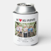 私たち♥お爺ちゃん形見フォト 缶クーラー (缶裏面)